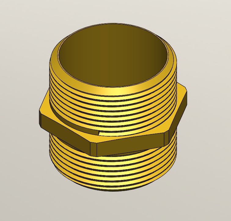 螺纹接头六角G1 1_2英寸